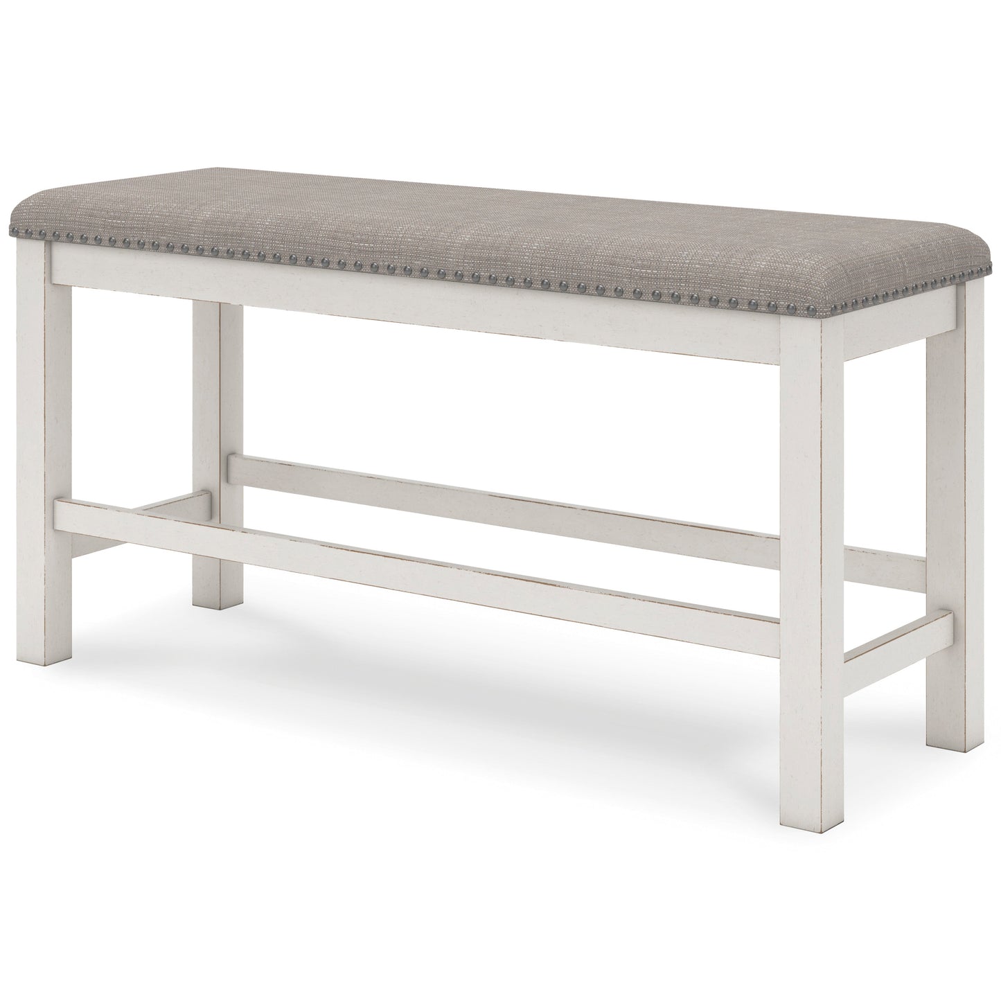 Robbinsdale Antique White Counter Height 49" Dining Bench