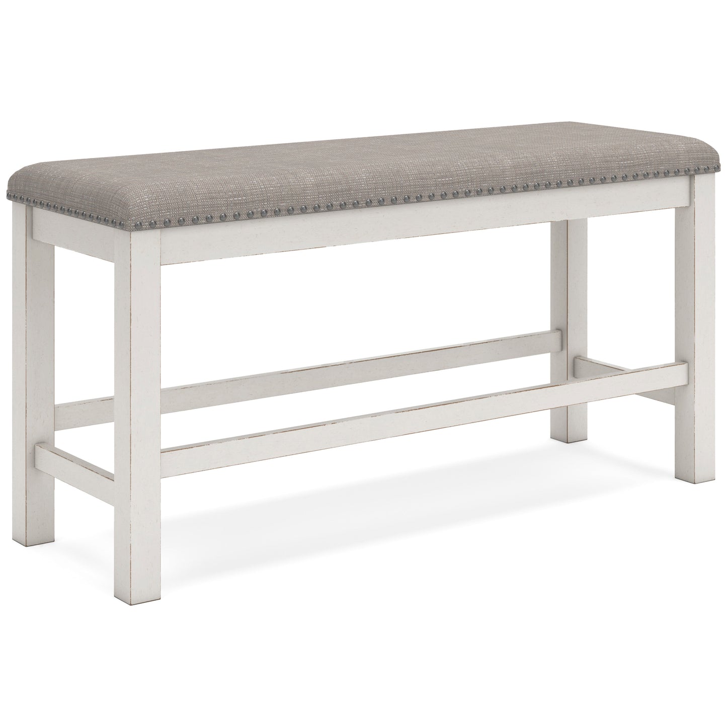 Robbinsdale Antique White Counter Height 49" Dining Bench