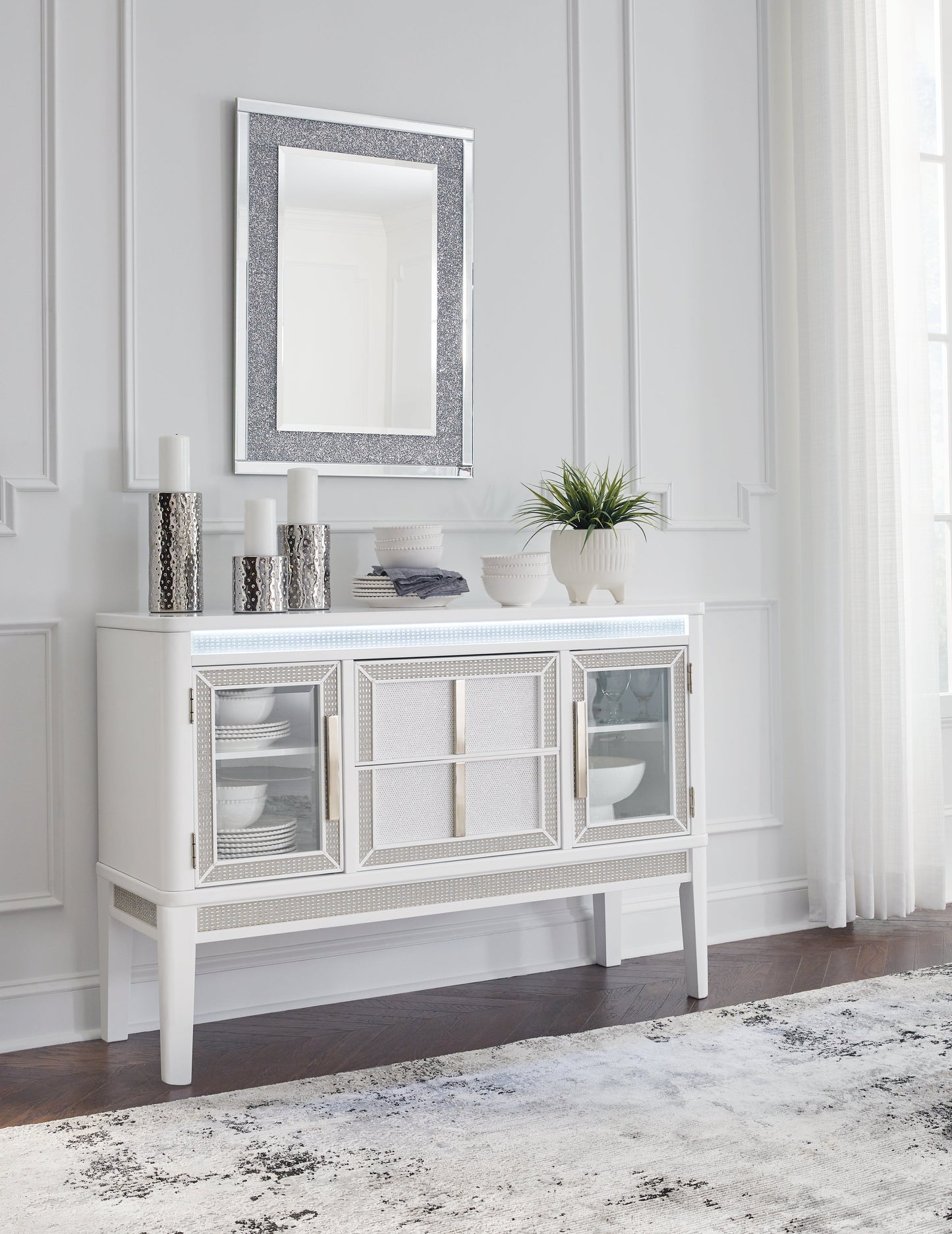 Chalanna White Dining Server