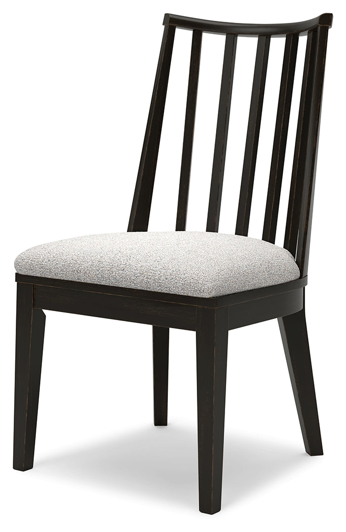 Galliden Black Dining Chair (Set of 2)