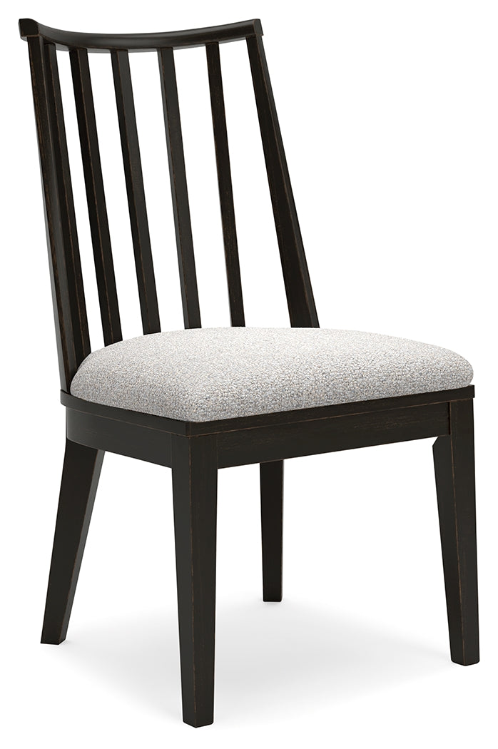 Galliden Black Dining Chair (Set of 2)