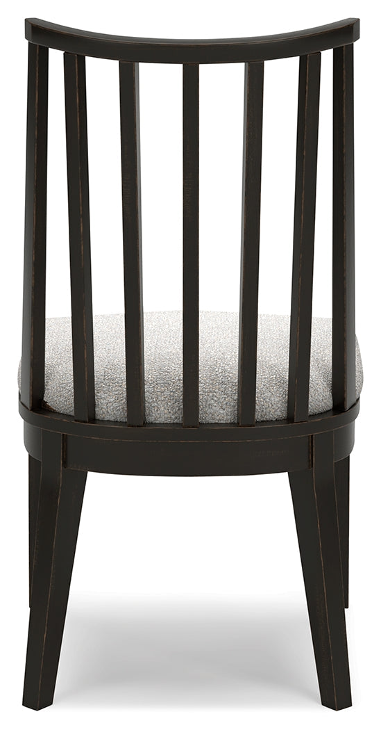 Galliden Black Dining Chair (Set of 2)