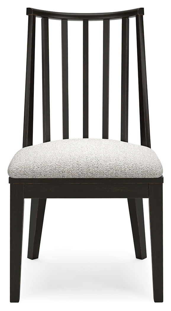 Galliden Black Dining Chair (Set of 2)