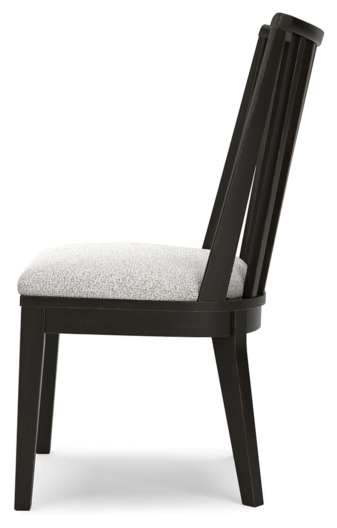 Galliden Black Dining Chair (Set of 2)