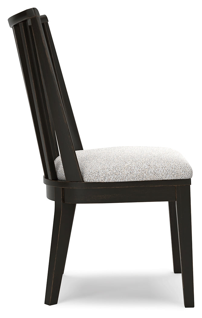 Galliden Black Dining Chair (Set of 2)