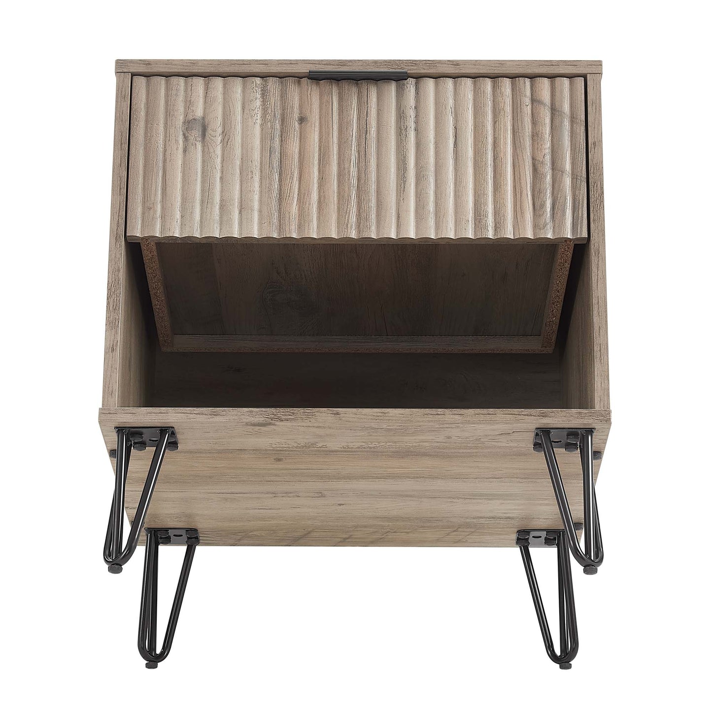 DUMBO 1.0 Nightstand in Rustic Grey (set of 2) - Ornate Home