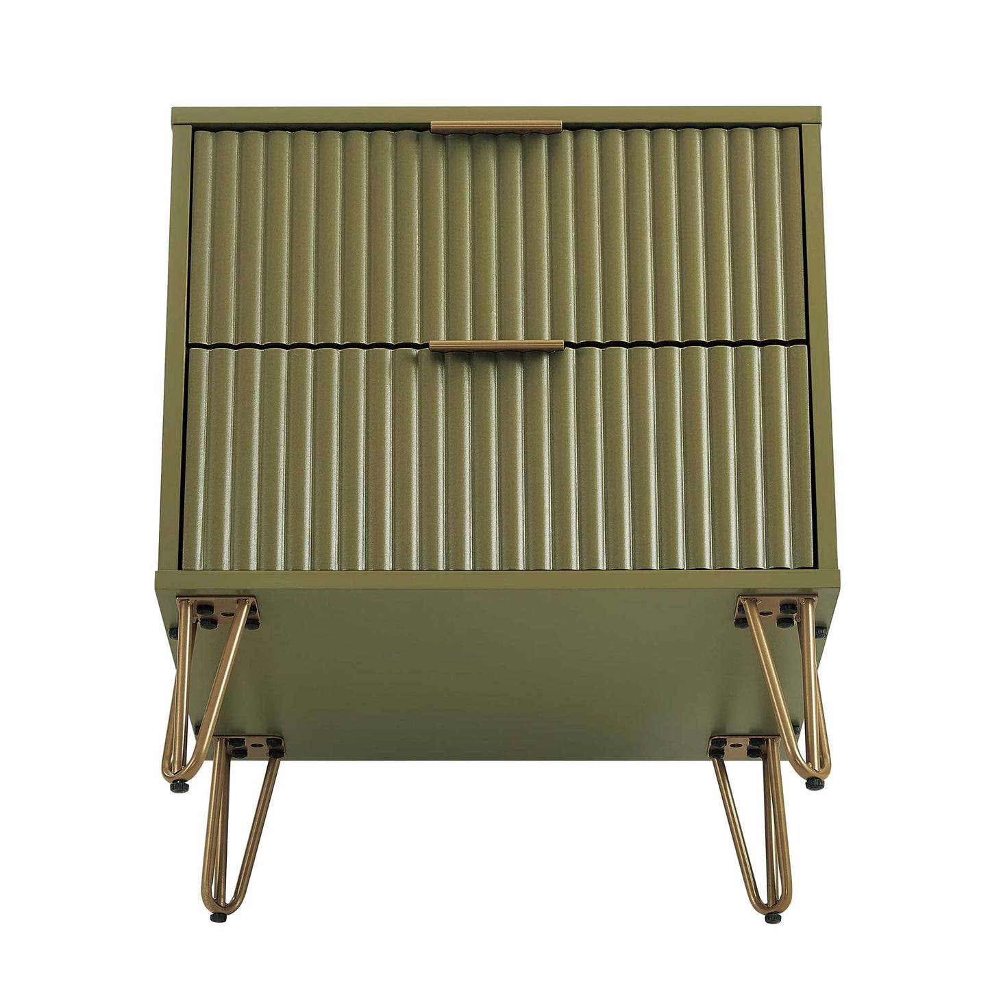 DUMBO 2.0 Nightstand in Olive Green (set of 2) - Ornate Home