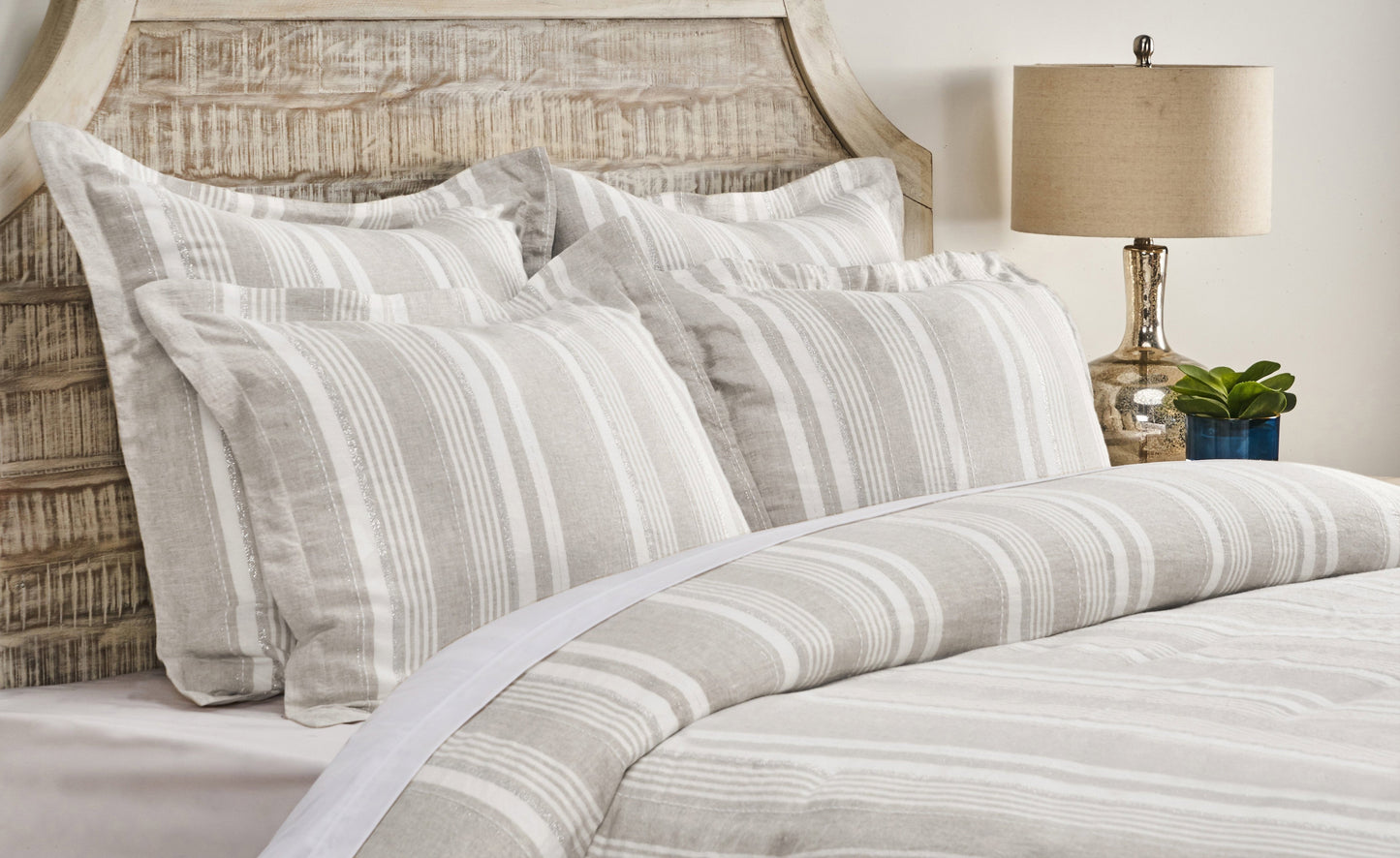 Dale Ivory Duvet Collection - Ornate Home