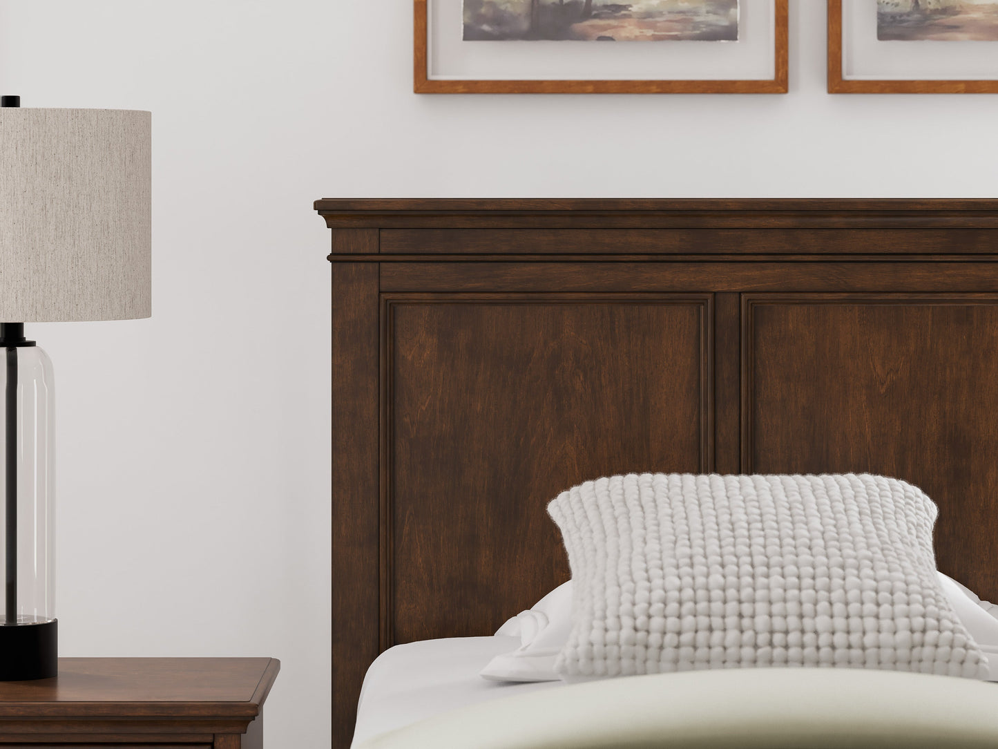 Danabrin Brown Twin Panel Storage Bed- Viva Furn