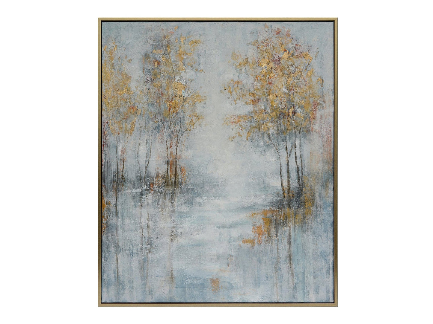 Darlington Blue/Gold Canvas - Ornate Home