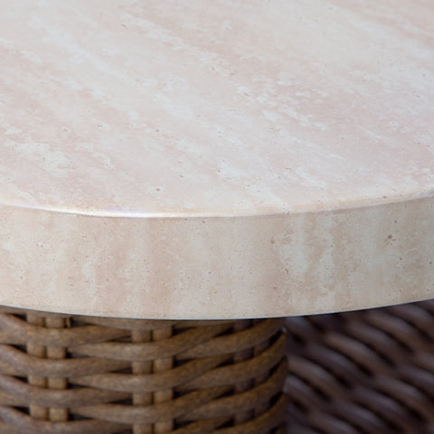 Dolan Creek Beige/Brown Square End Table- Viva Furn