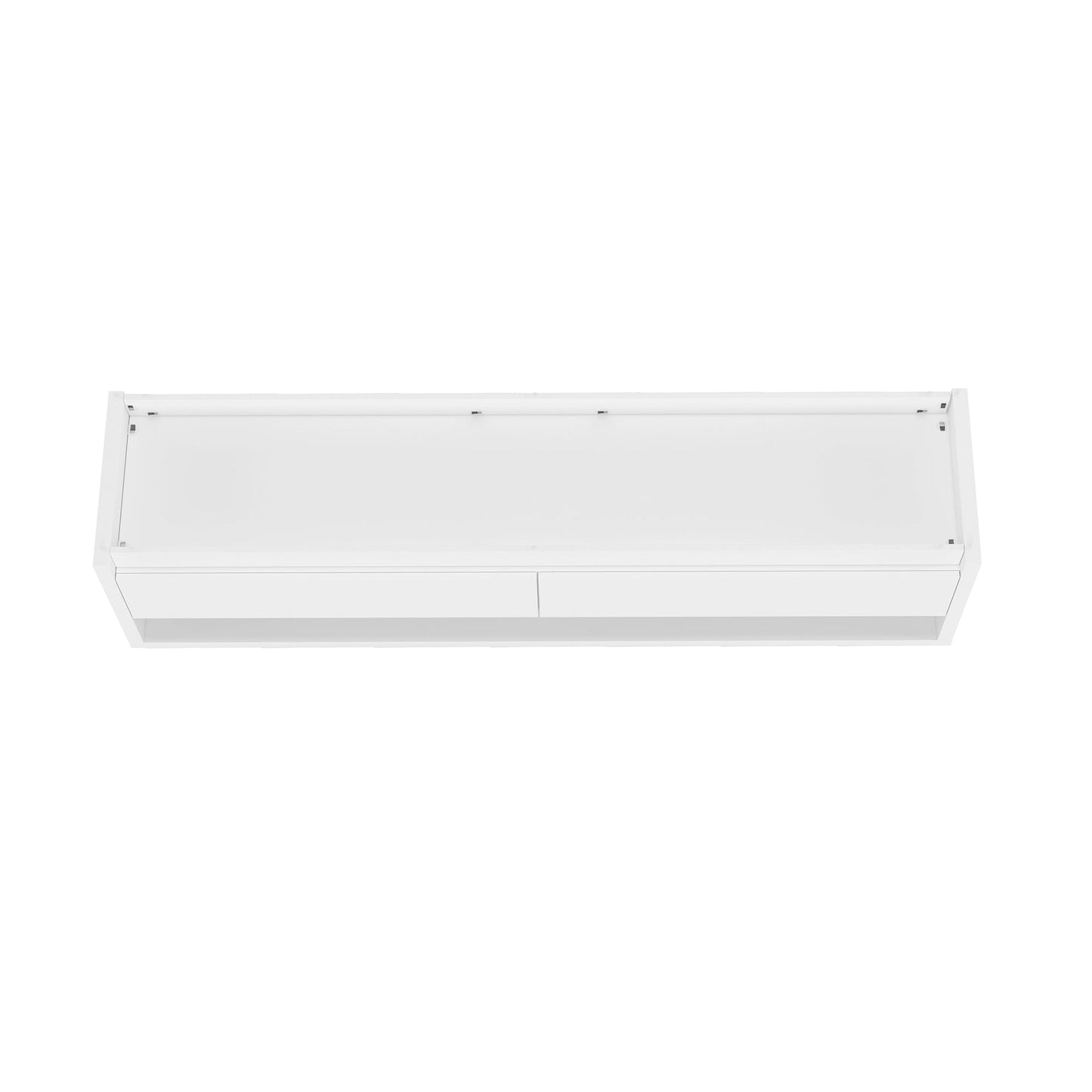Duncan 70" TV Stand in White - Ornate Home