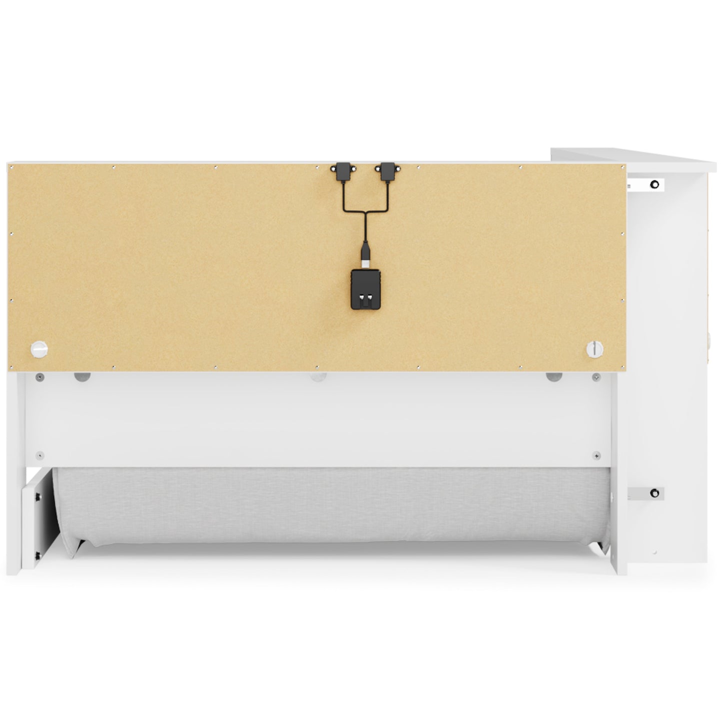 Piperton White Twin Bookcase Storage Youth Bed