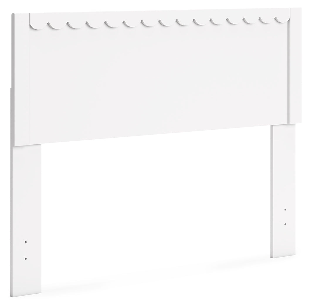 Hallityn White Full Panel Headboard