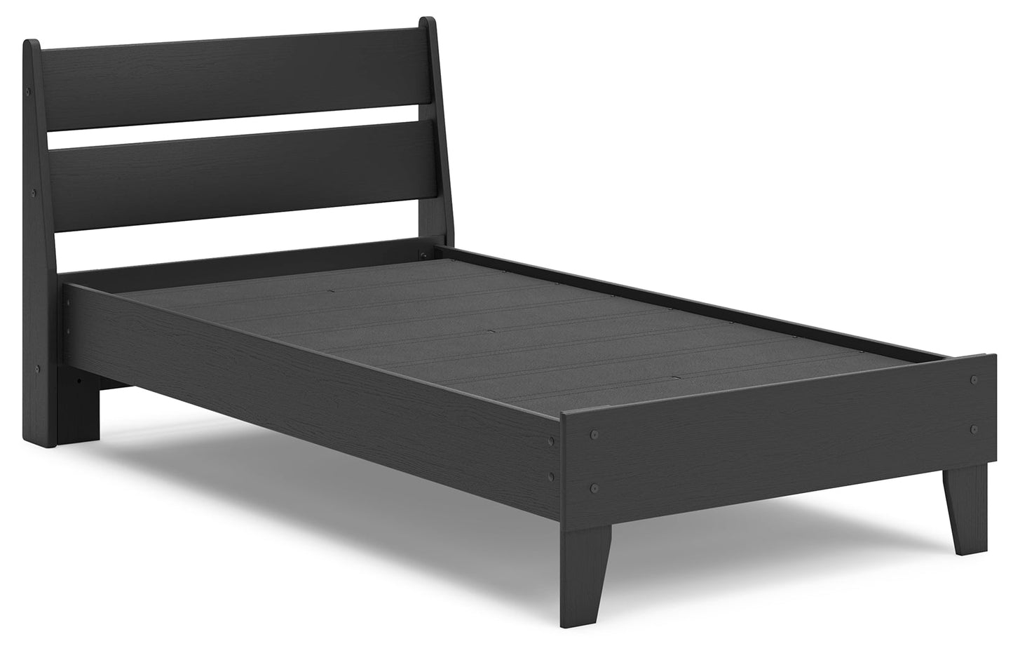 Socalle Black Twin Panel Platform Youth Bed