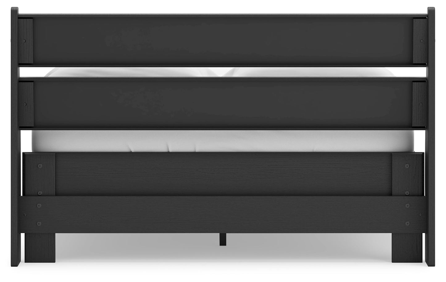 Socalle Black Full Panel Platform Youth Bed