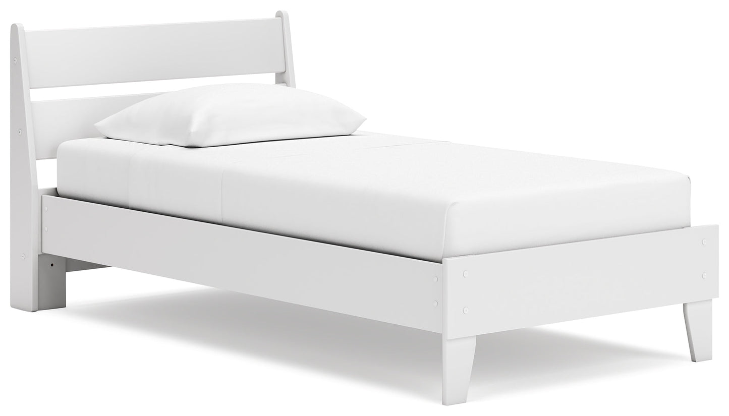 Socalle Two-tone Twin Panel Platform Youth Bed