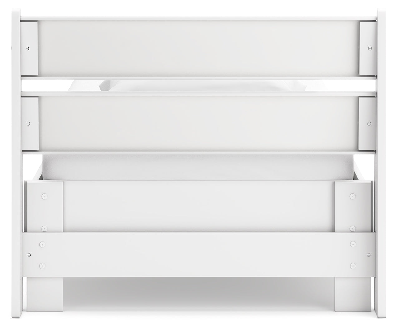 Socalle Two-tone Twin Panel Platform Youth Bed