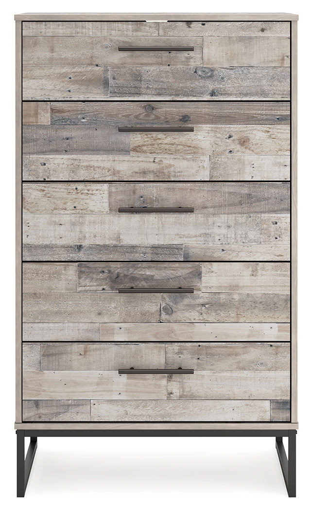 Neilsville Whitewash Chest of Drawers
