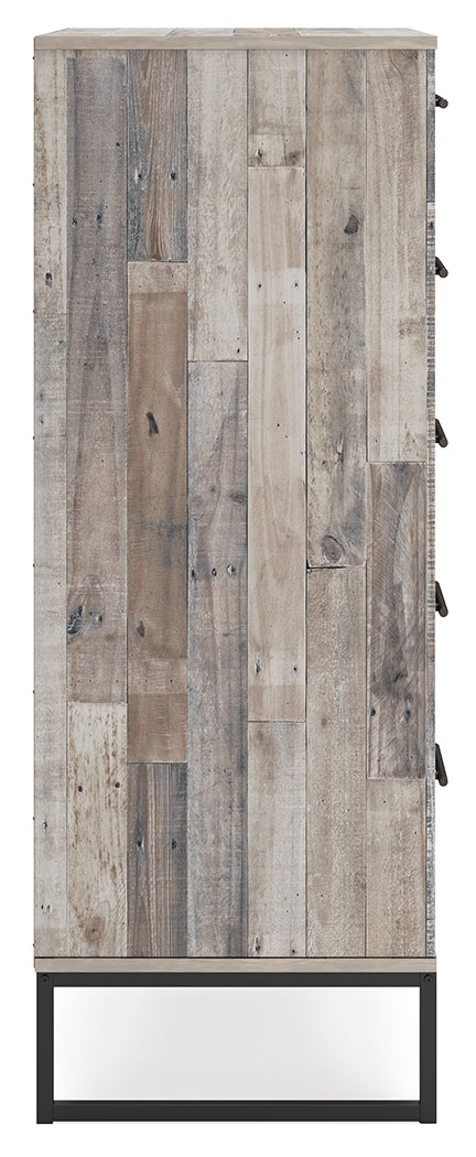 Neilsville Whitewash Chest of Drawers