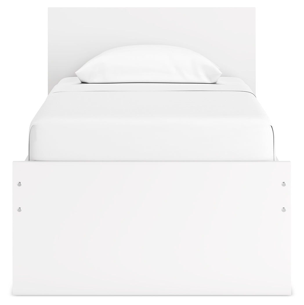 Onita White Twin Panel Platform Youth Bed
