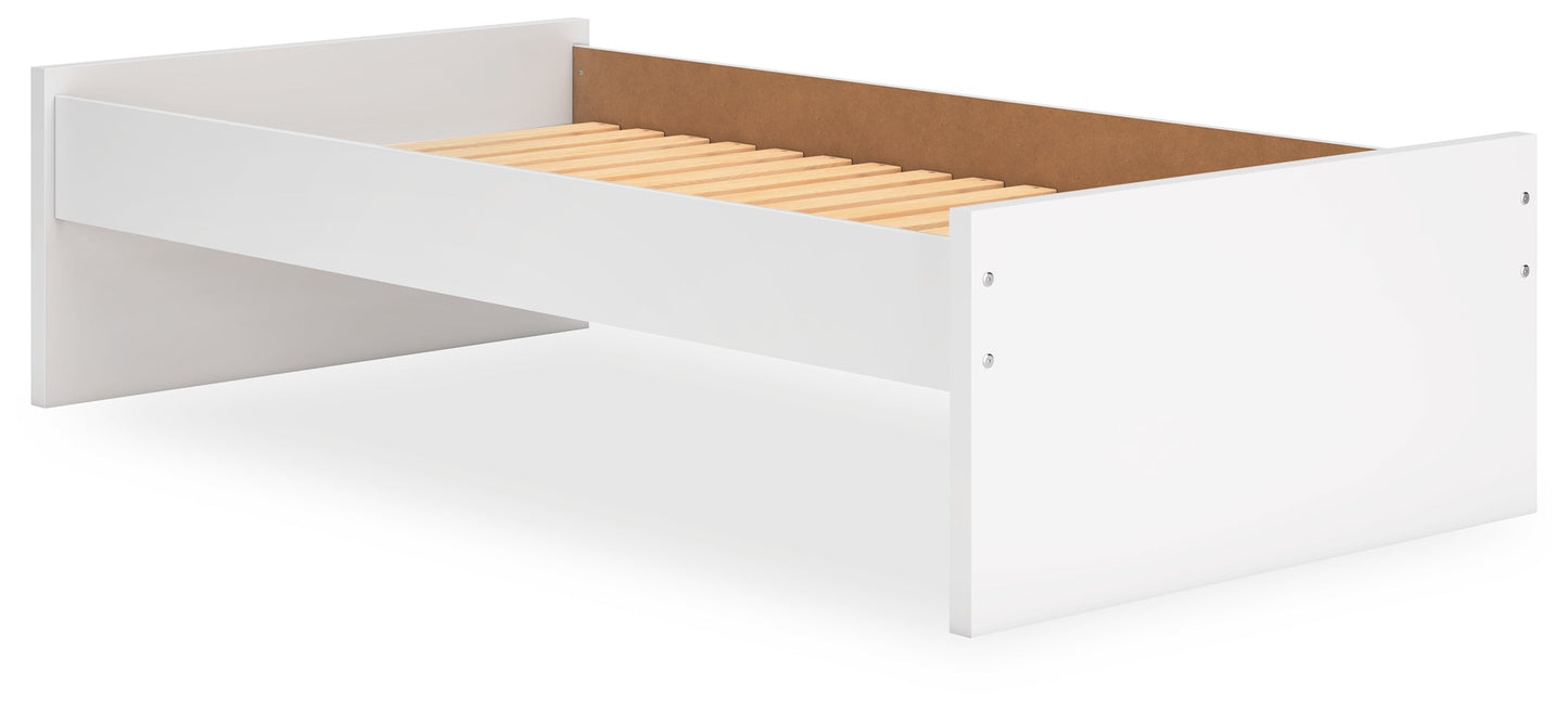 Onita White Twin Platform Youth Bed