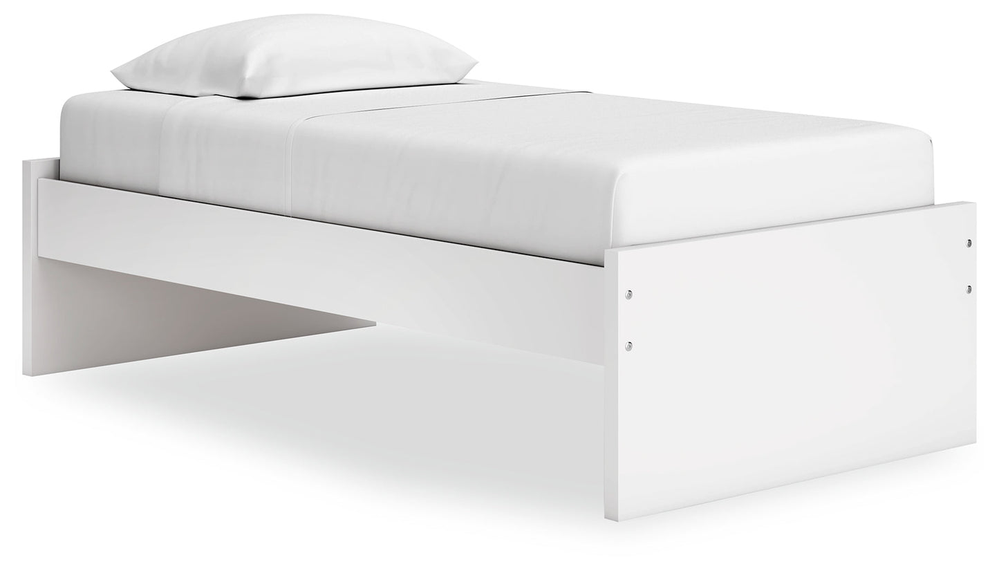 Onita White Twin Platform Youth Bed