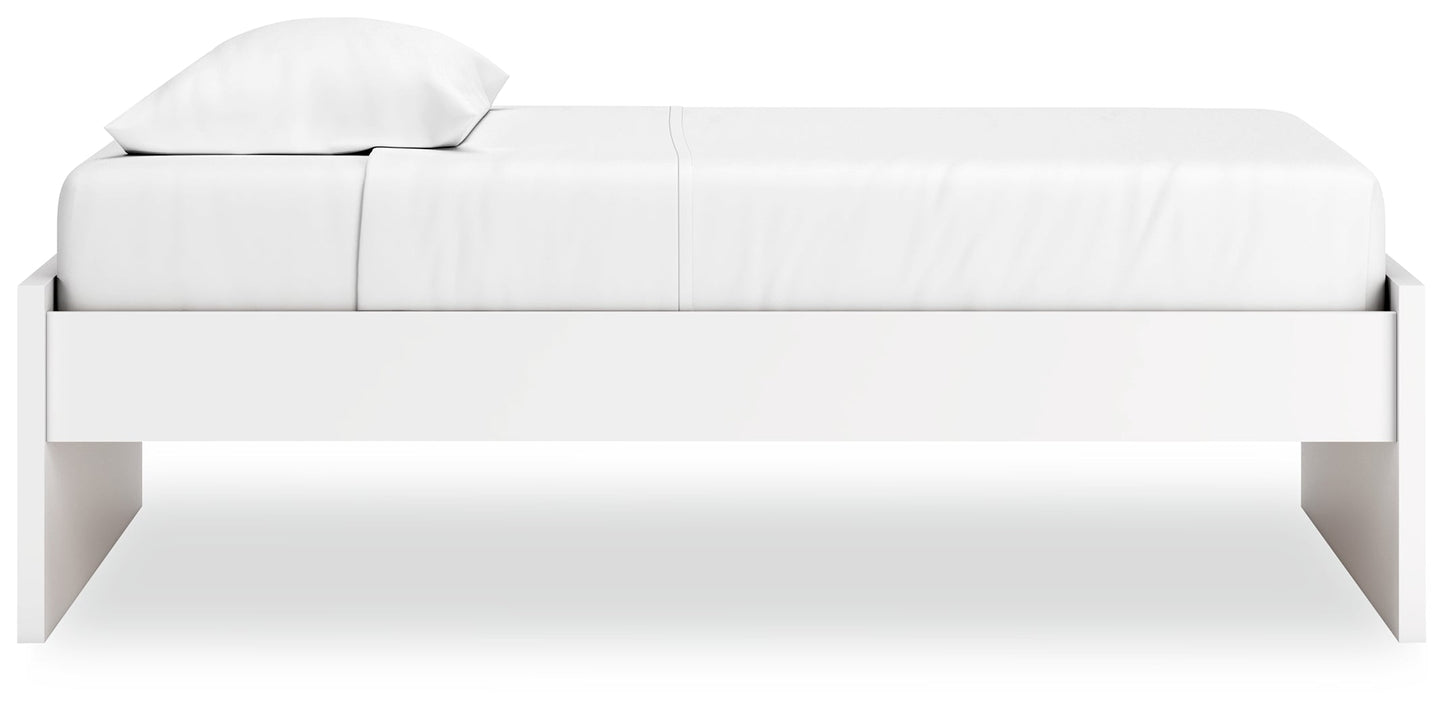 Onita White Twin Platform Youth Bed