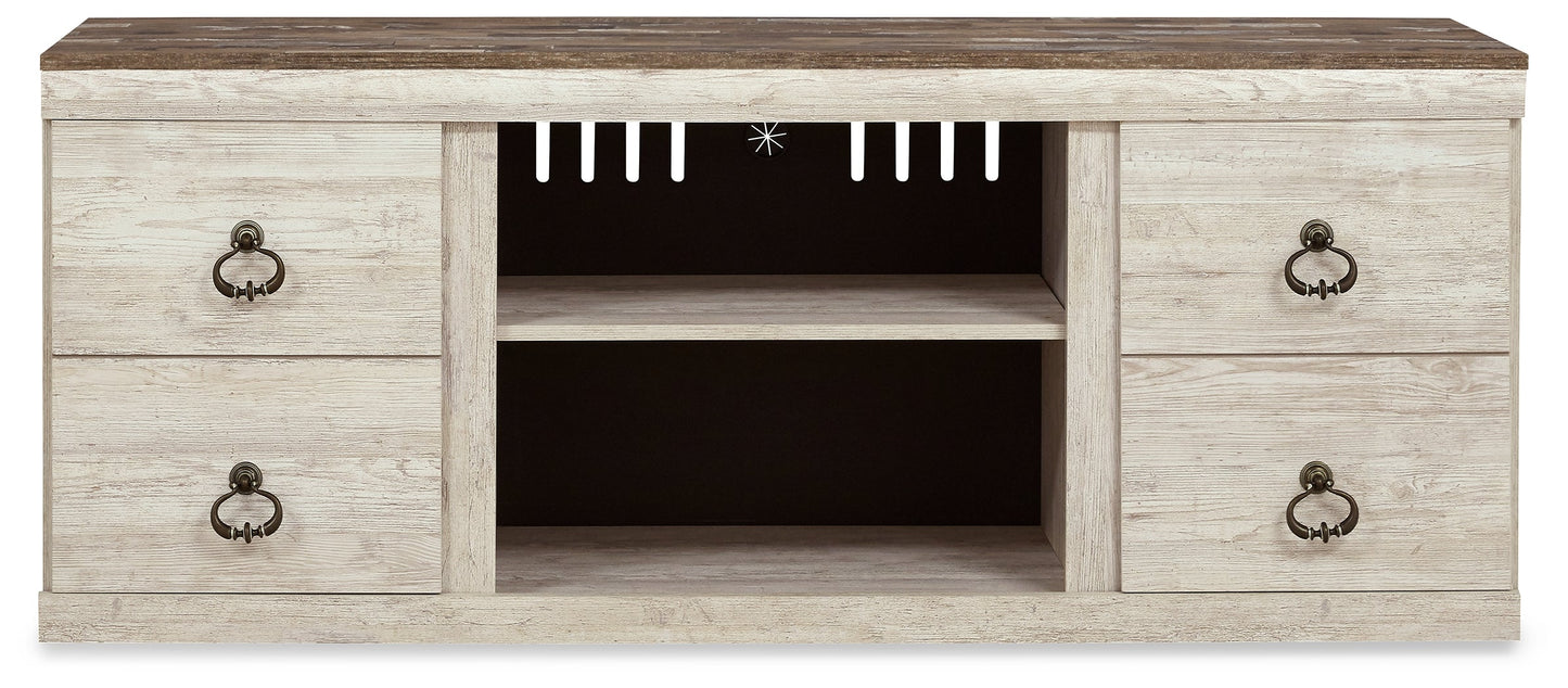 Willowton Whitewash 60" TV Stand