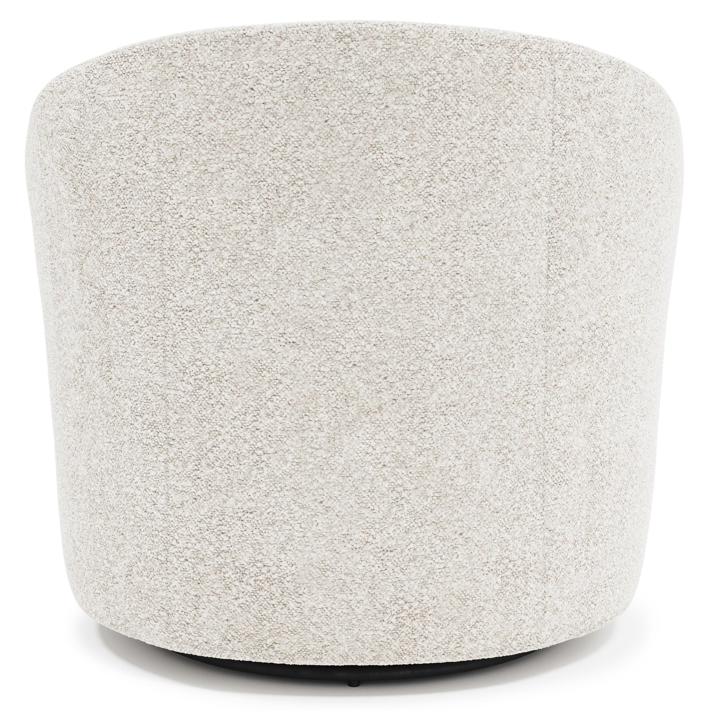 Elizabeth White/Cream Fabric Swivel Chair - Ornate Home