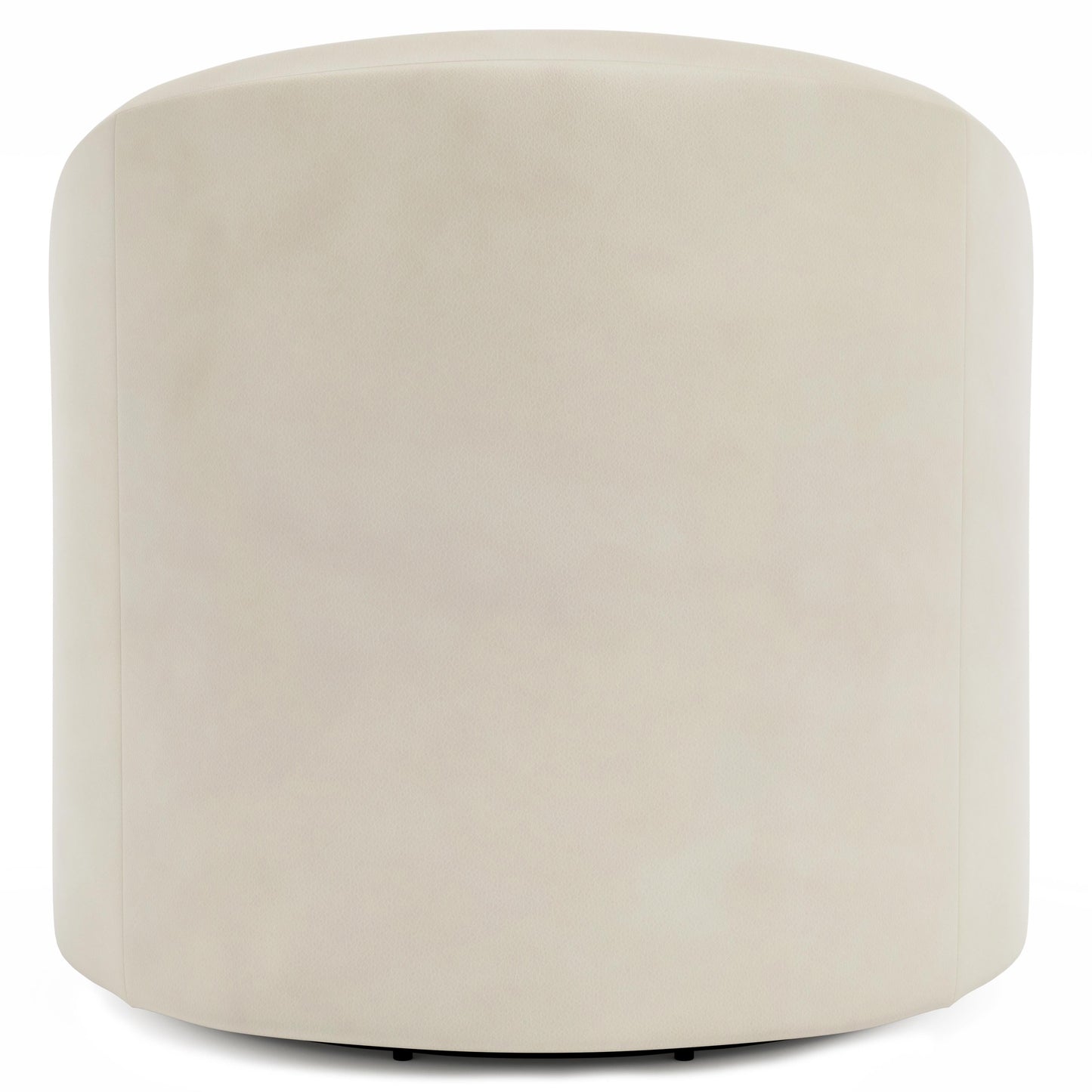 Elle Beige Leather Swivel Chair - Ornate Home