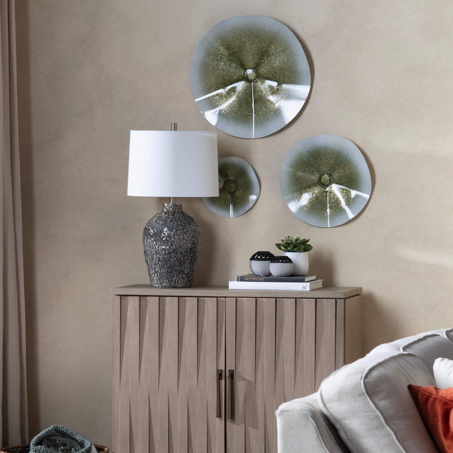 Estelle Green Wall Decor - Ornate Home