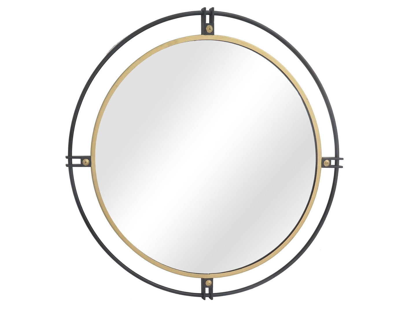 Fallon Gold/Black Wall Mirror - Ornate Home