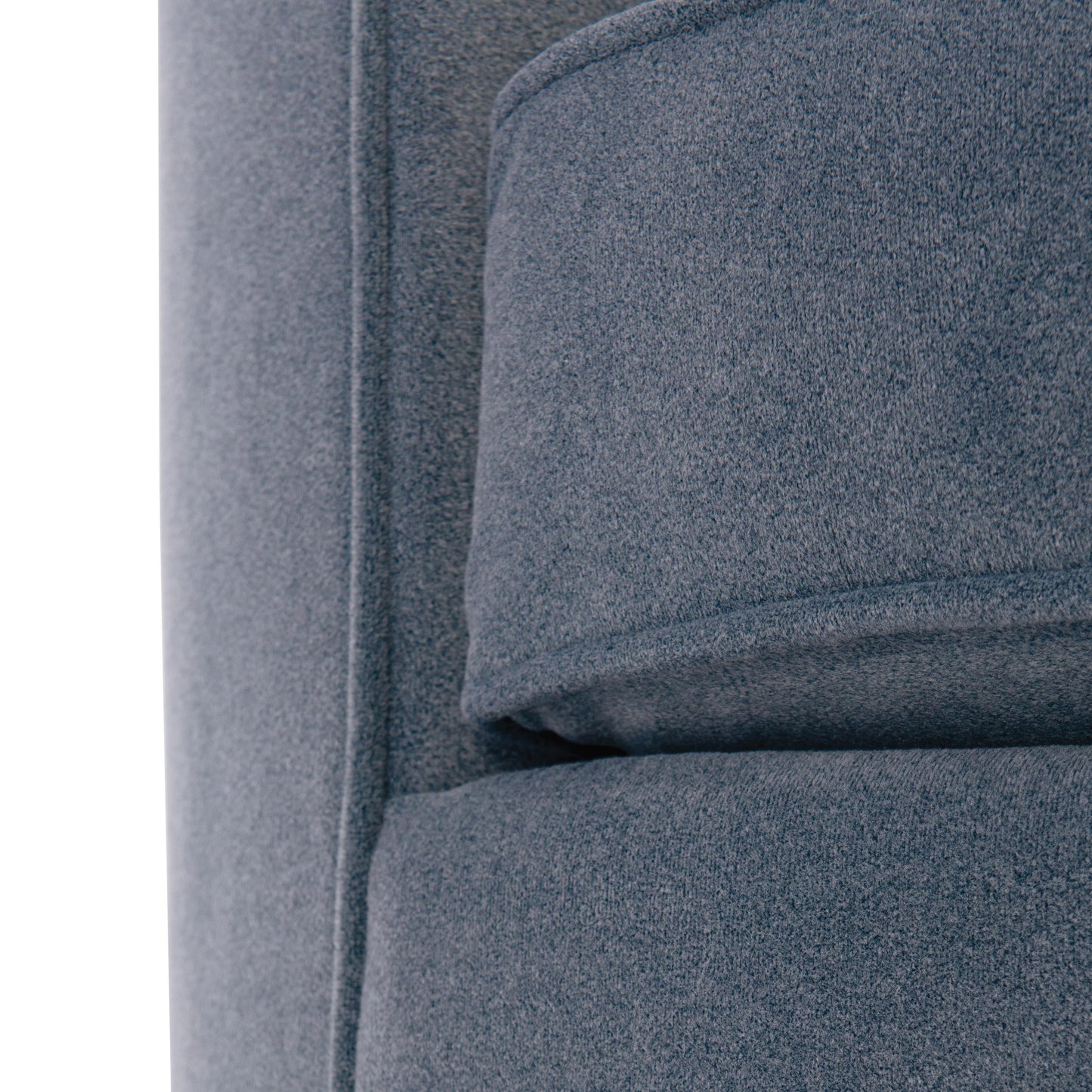 Fleur Blue Fabric Swivel Chair - Ornate Home