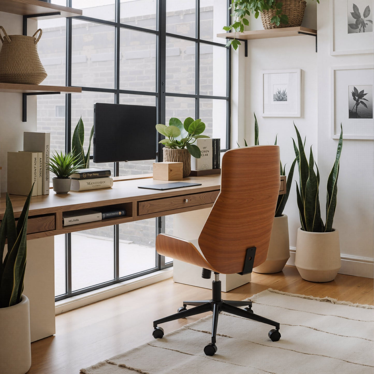 Flex White High Back Office Chair - Ornate Home