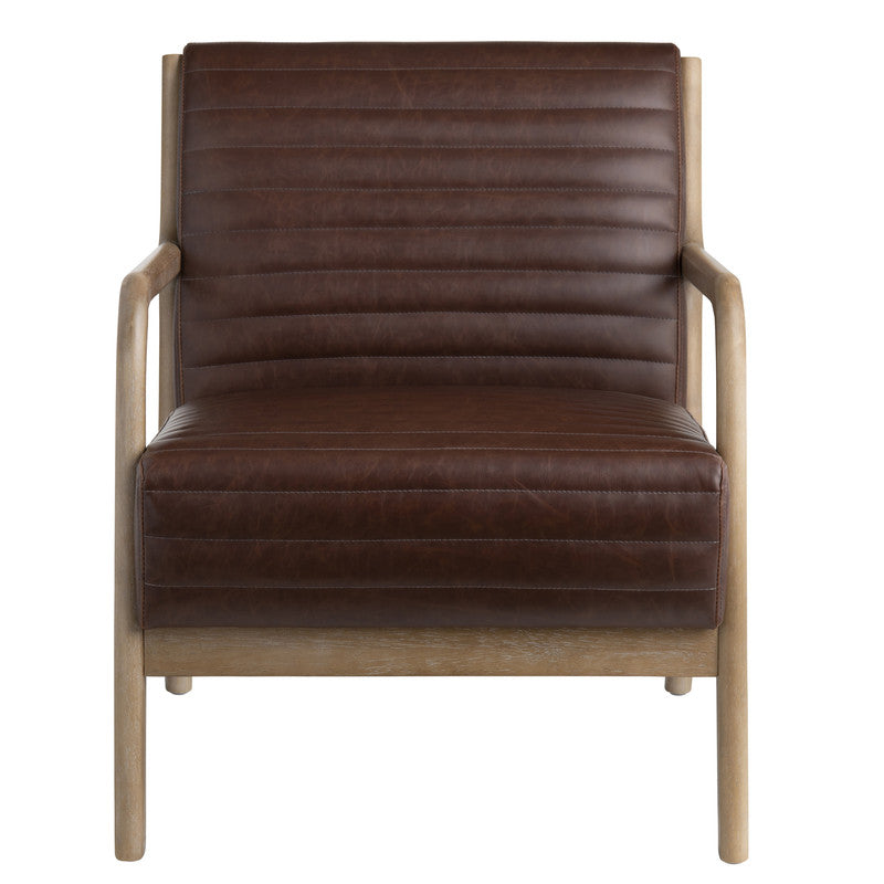 Foster Brown/Brown Accent Chair - Ornate Home