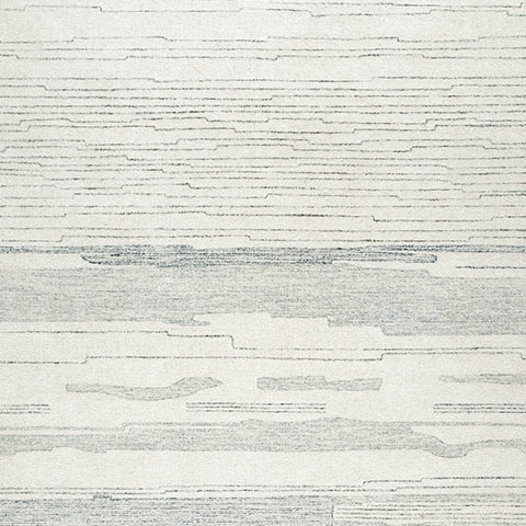 Genemost Ivory/Blue Large Rug- Viva Furn