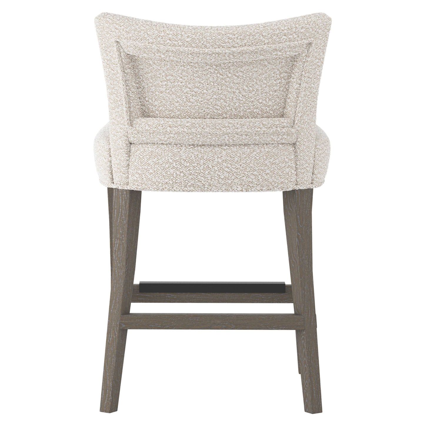 Giles Portobello/White/Cream Fabric Counter Stool - Ornate Home