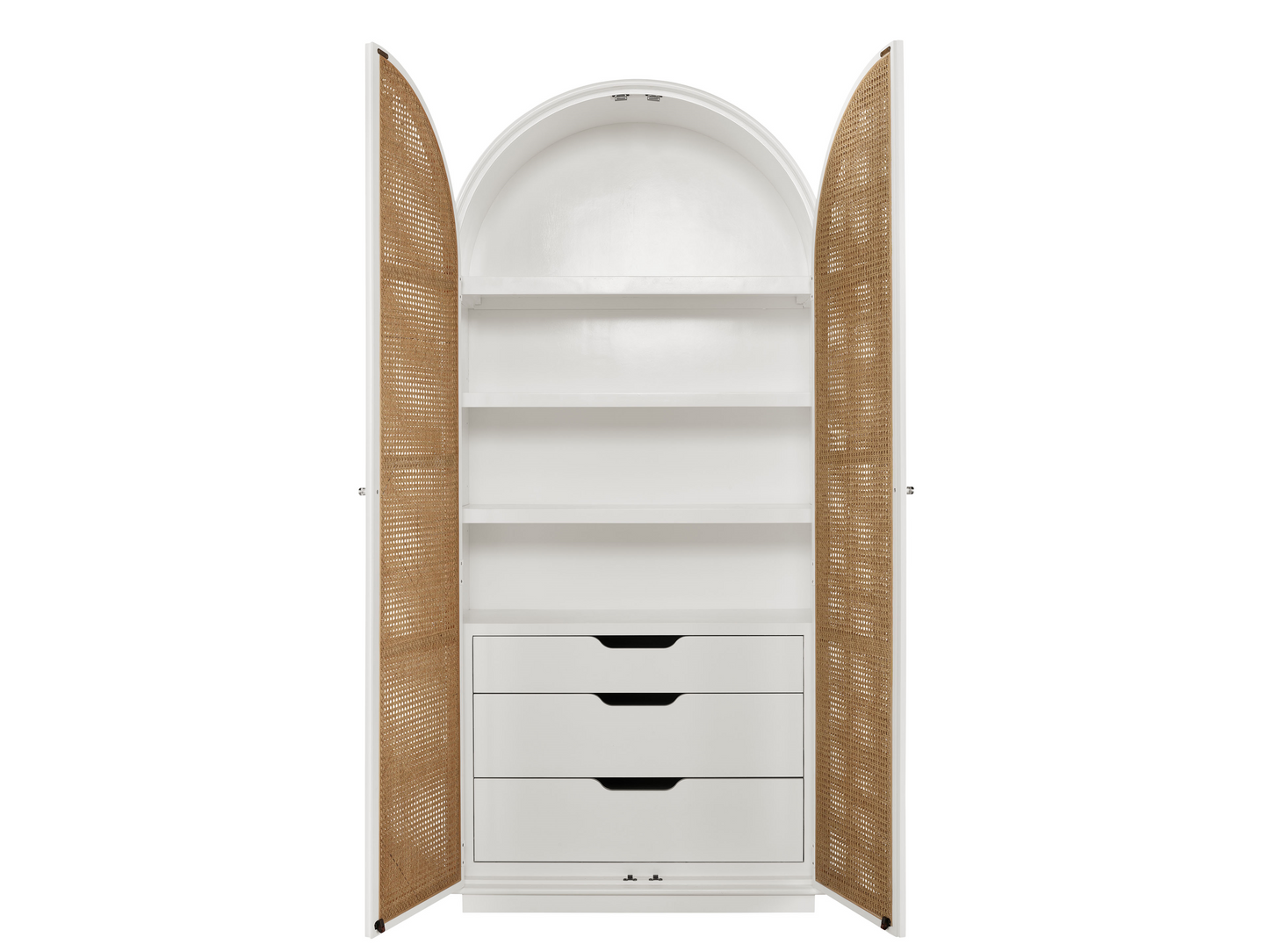 Golden Hour Glacier/White Utility Cabinet - Ornate Home