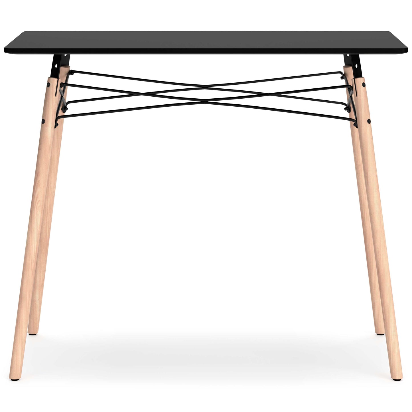 Jaspeni Black/Natural Home Office Desk