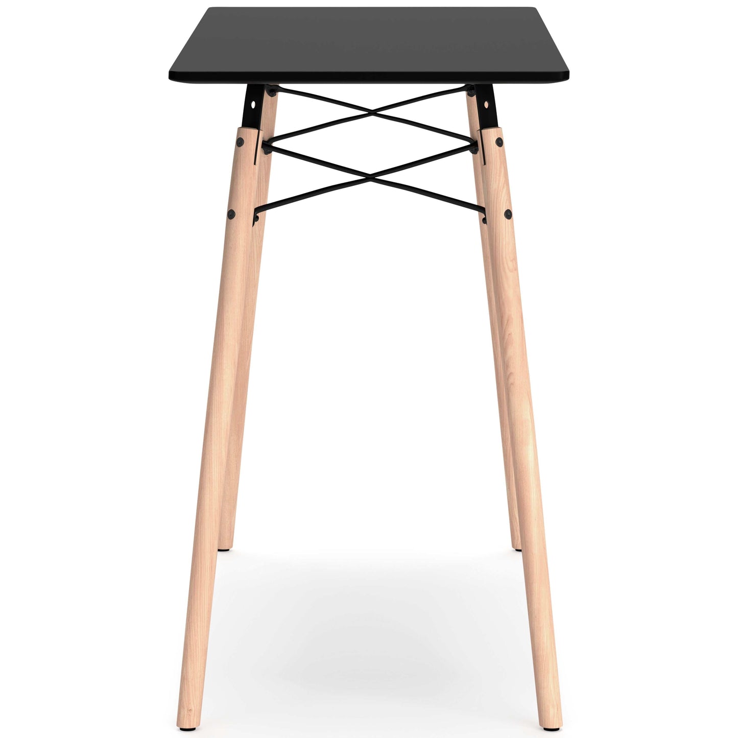 Jaspeni Black/Natural Home Office Desk