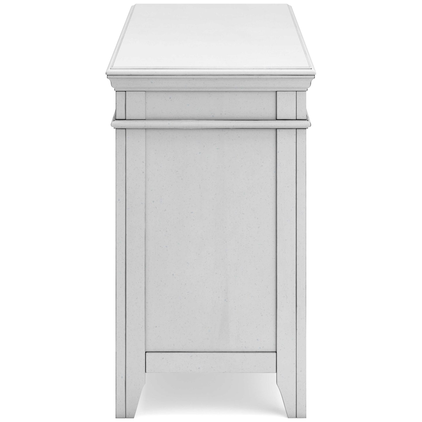 Kanwyn Whitewash Credenza w/ Open Storage