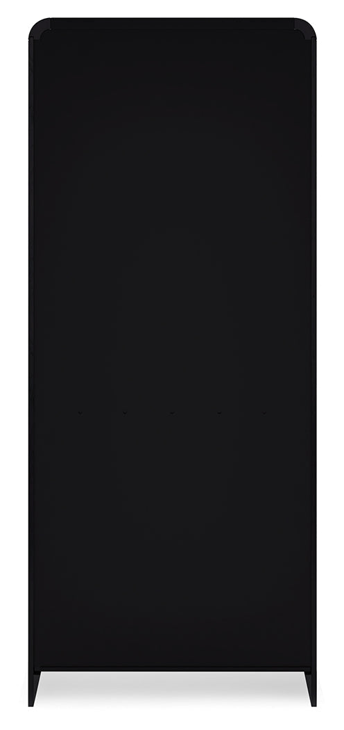 Rowanbeck Black 72" Bookcase