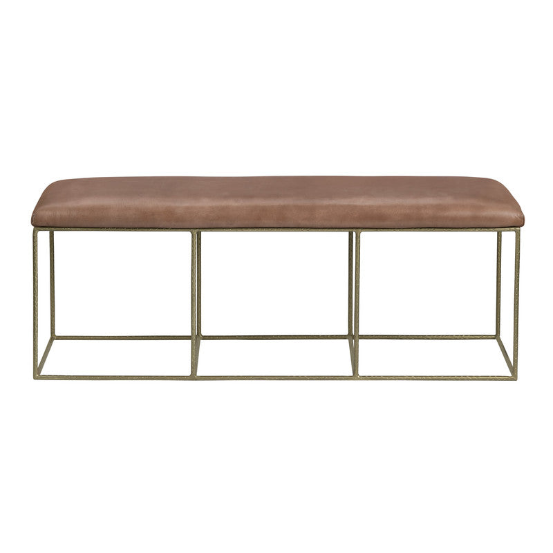 Hammond Brown/Gold Bench - Ornate Home