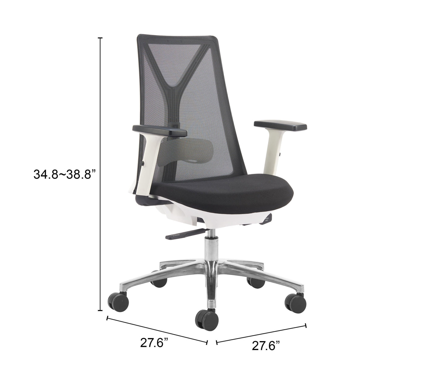 Hasso Black Office Chair - Ornate Home