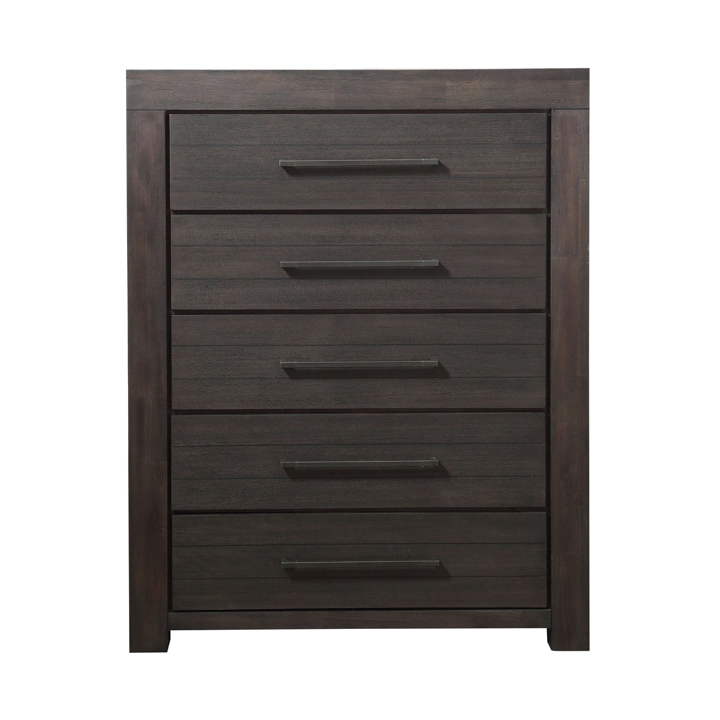 Heath Five Drawer Chest in Basalt Grey - Ornate Home