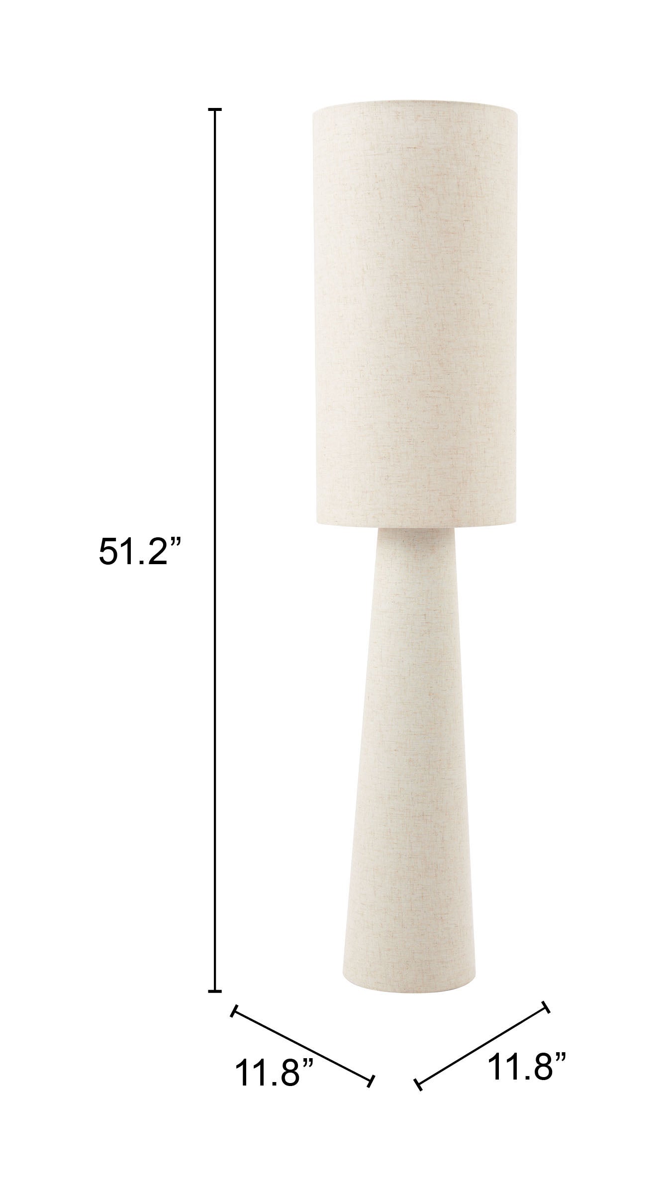 Heaven Beige Floor Lamp - Ornate Home