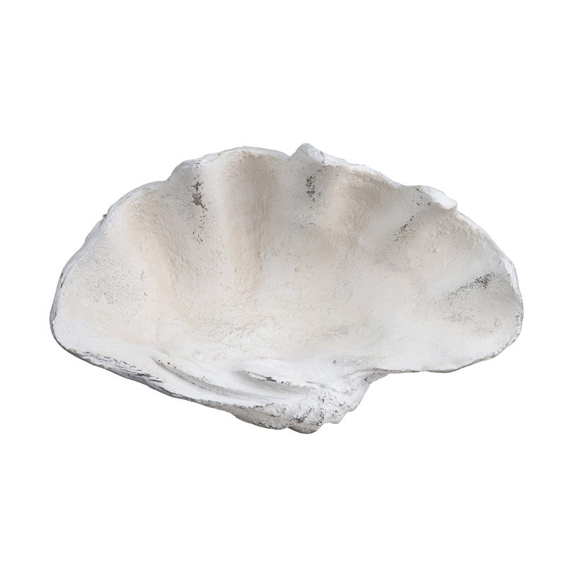Henley White Resin Shell Sculpture - Ornate Home