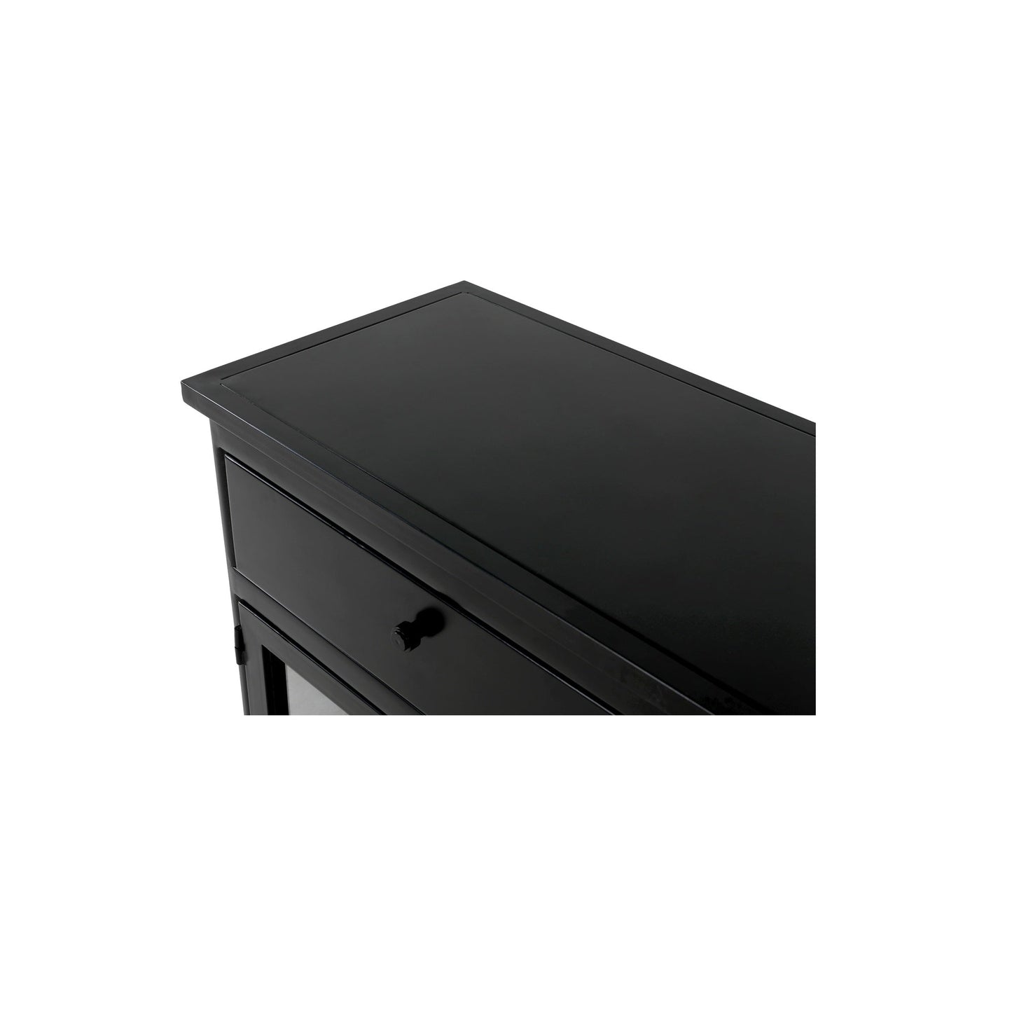 Henry Black Metal Sideboard - Ornate Home