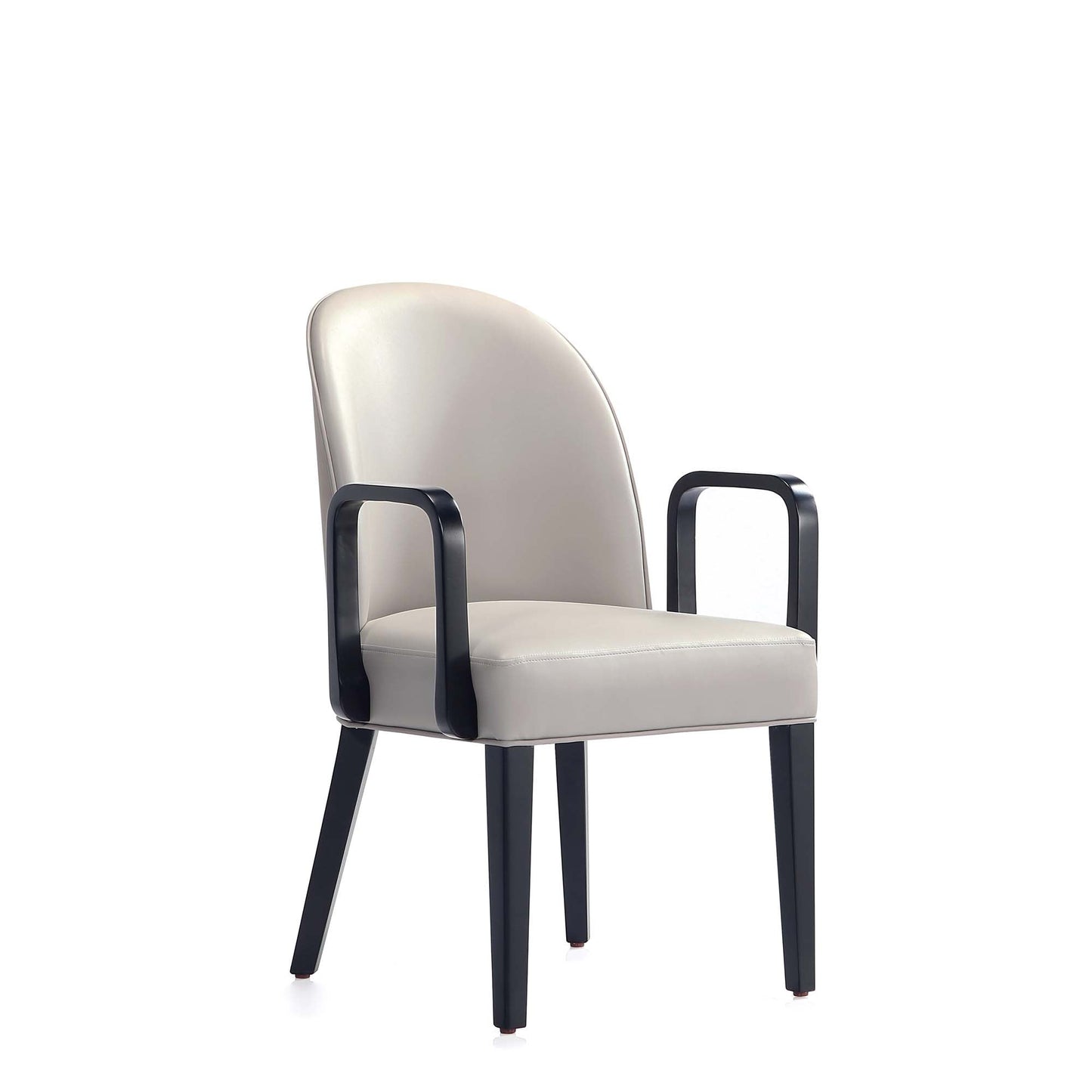 Hillman Dining Arm Chair (set of 2) in Light Grey - Ornate Home